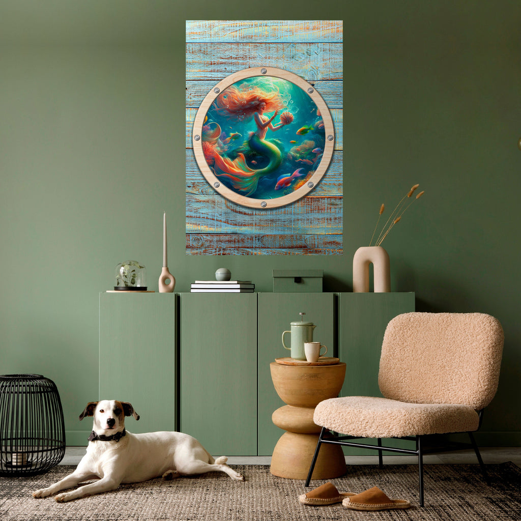 MERMAID DREAMS Poster Vertical Autocolante