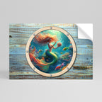 MERMAID DREAMS Peel and Stick Horizontal Poster