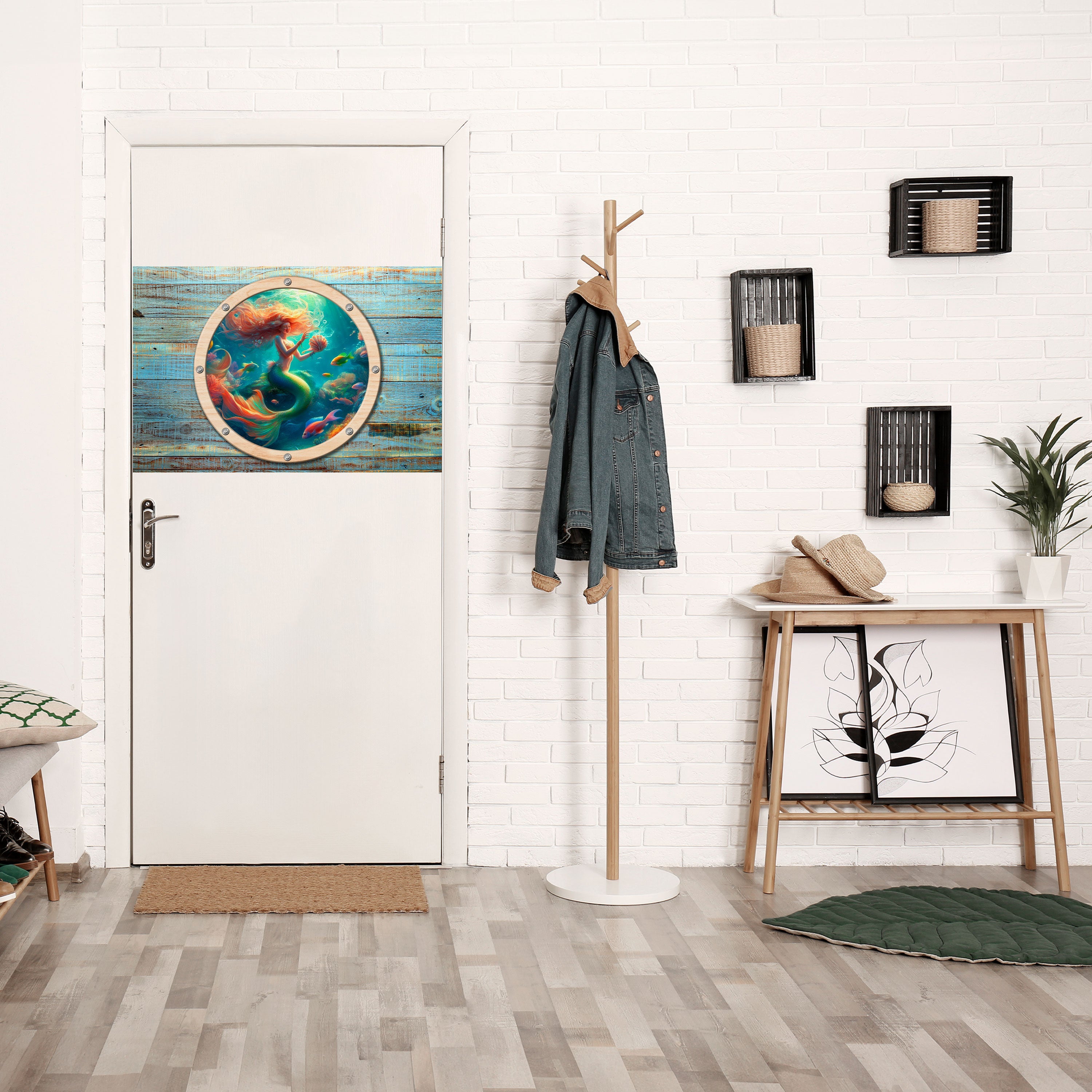 MERMAID DREAMS Peel and Stick Horizontal Poster