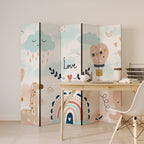 LOVELY DREAMS Decorative 5-Panel Room Divider