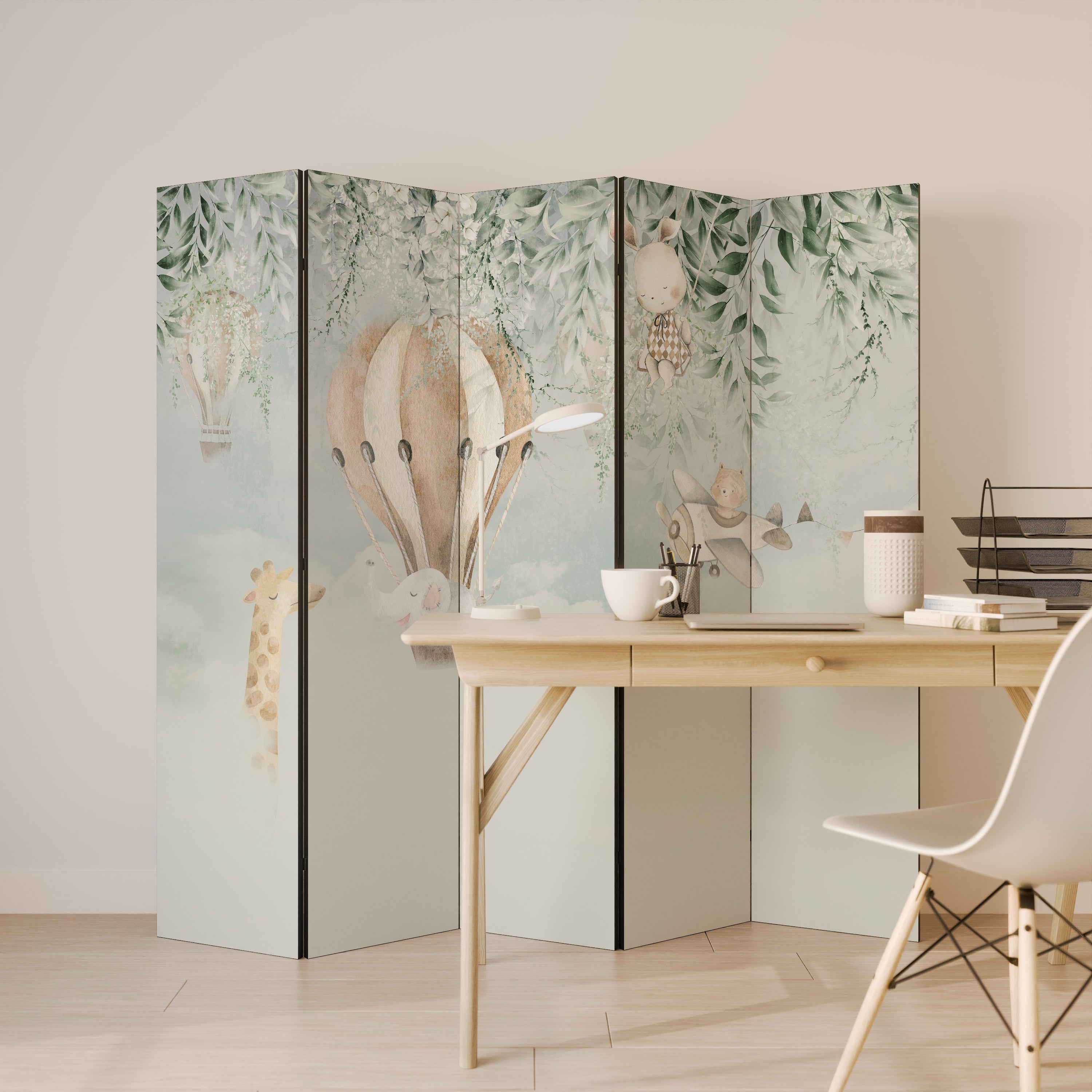 SWEET DREAMS Decorative 5-Panel Room Divider