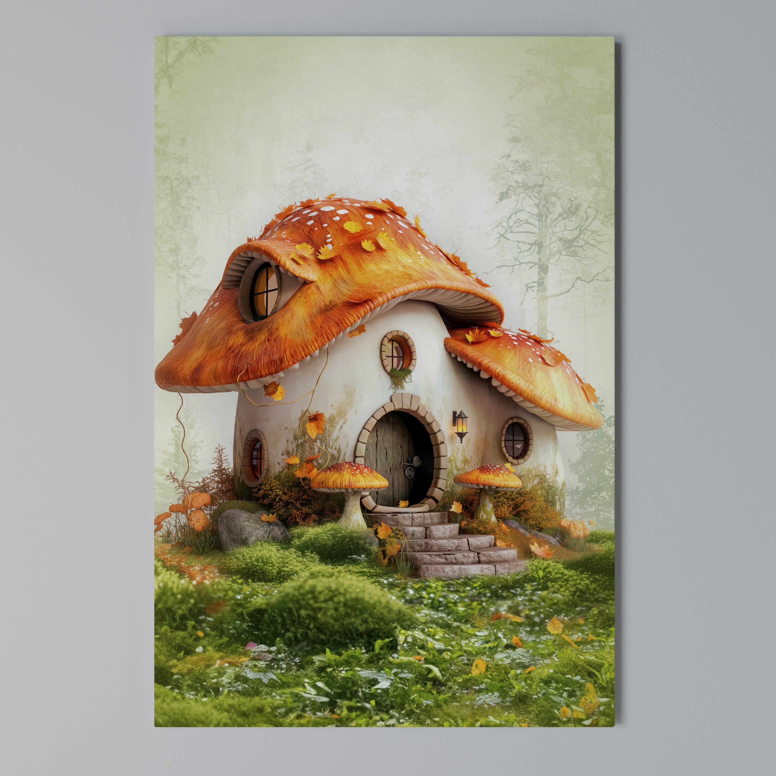 MYSTIC TOADSTOOL Quadro em tela vertical