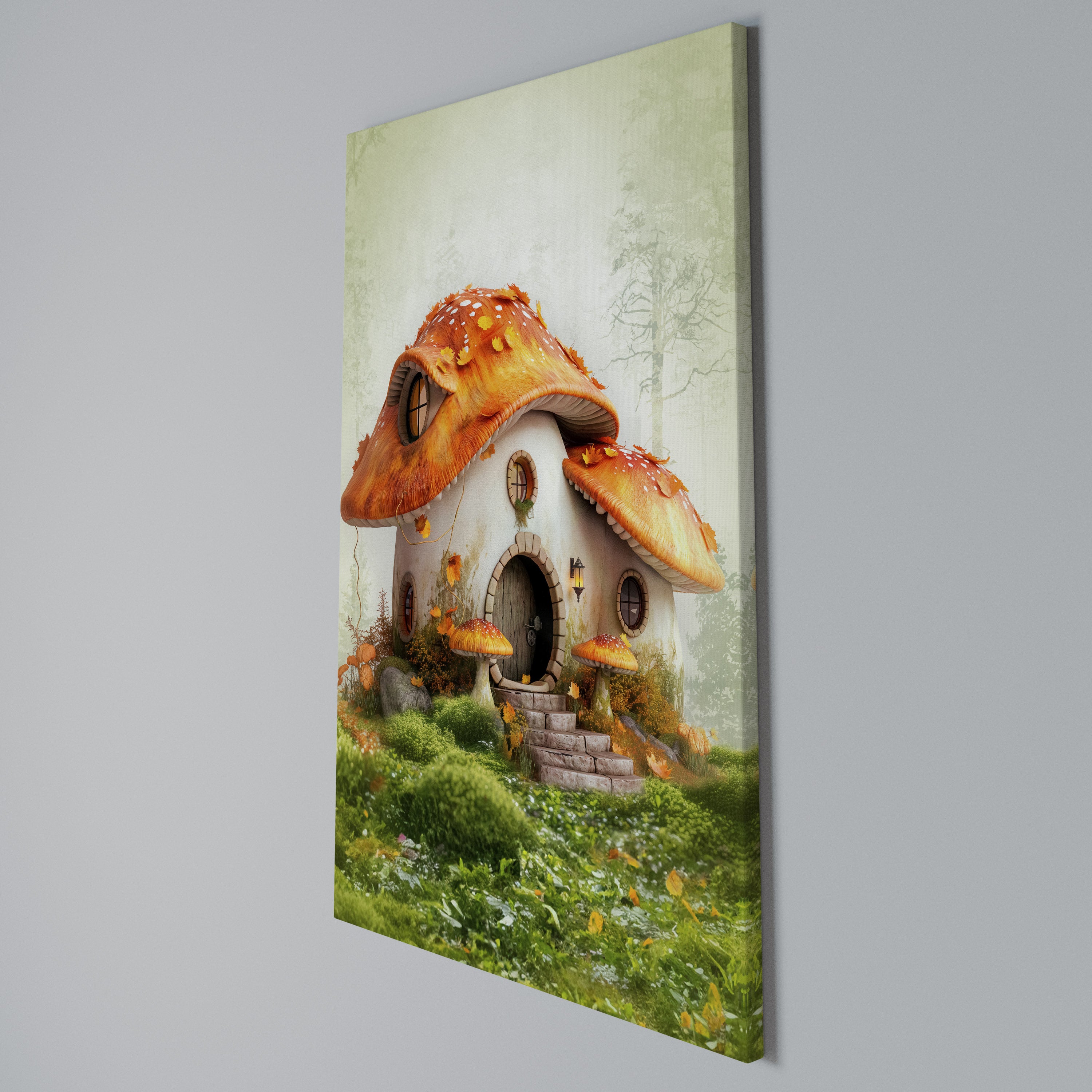 MYSTIC TOADSTOOL Vertical Canvas Print