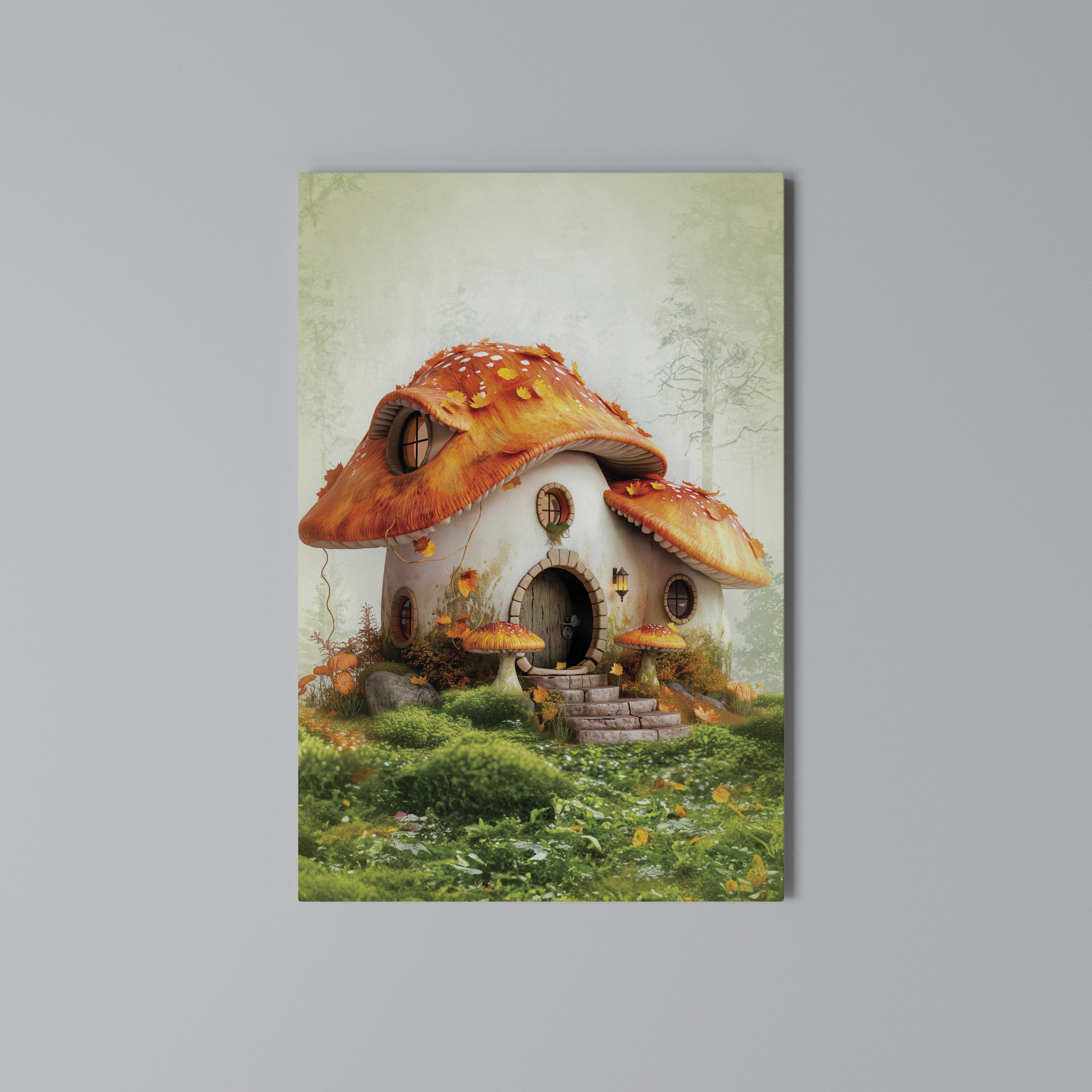 MYSTIC TOADSTOOL Quadro em tela vertical