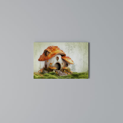 MYSTIC TOADSTOOL Horizontal Canvas Print