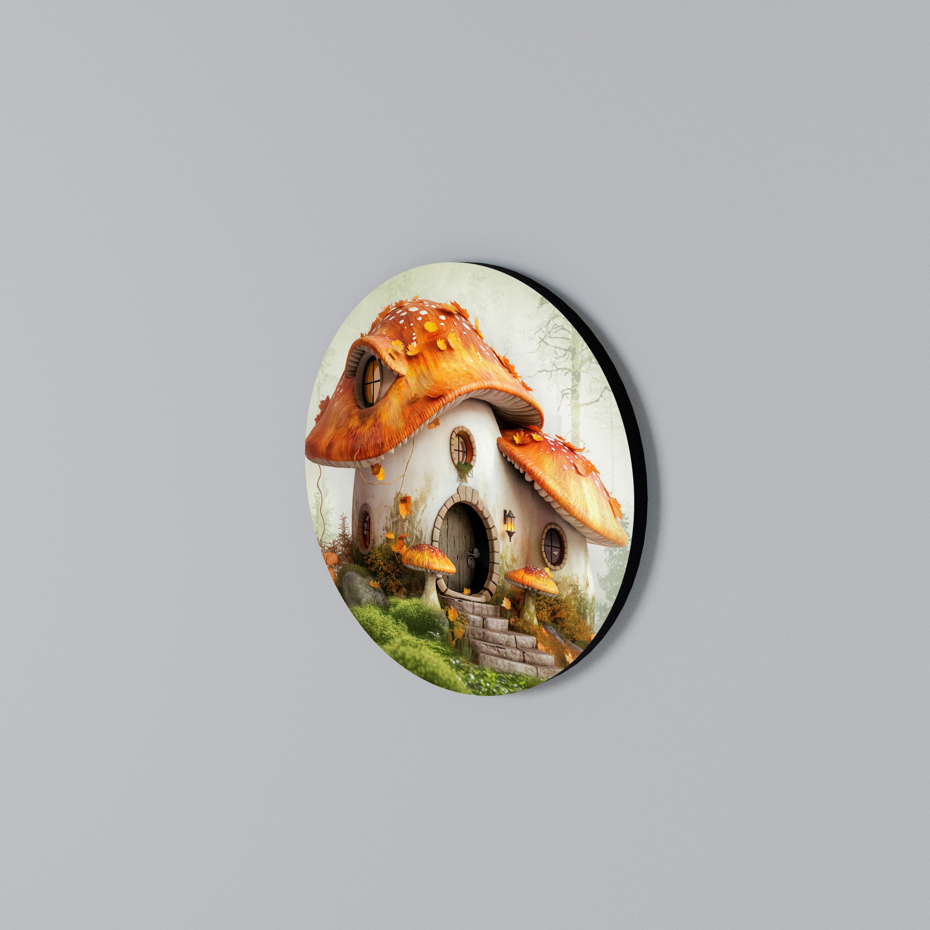 MYSTIC TOADSTOOL Arte de Parede Redonda