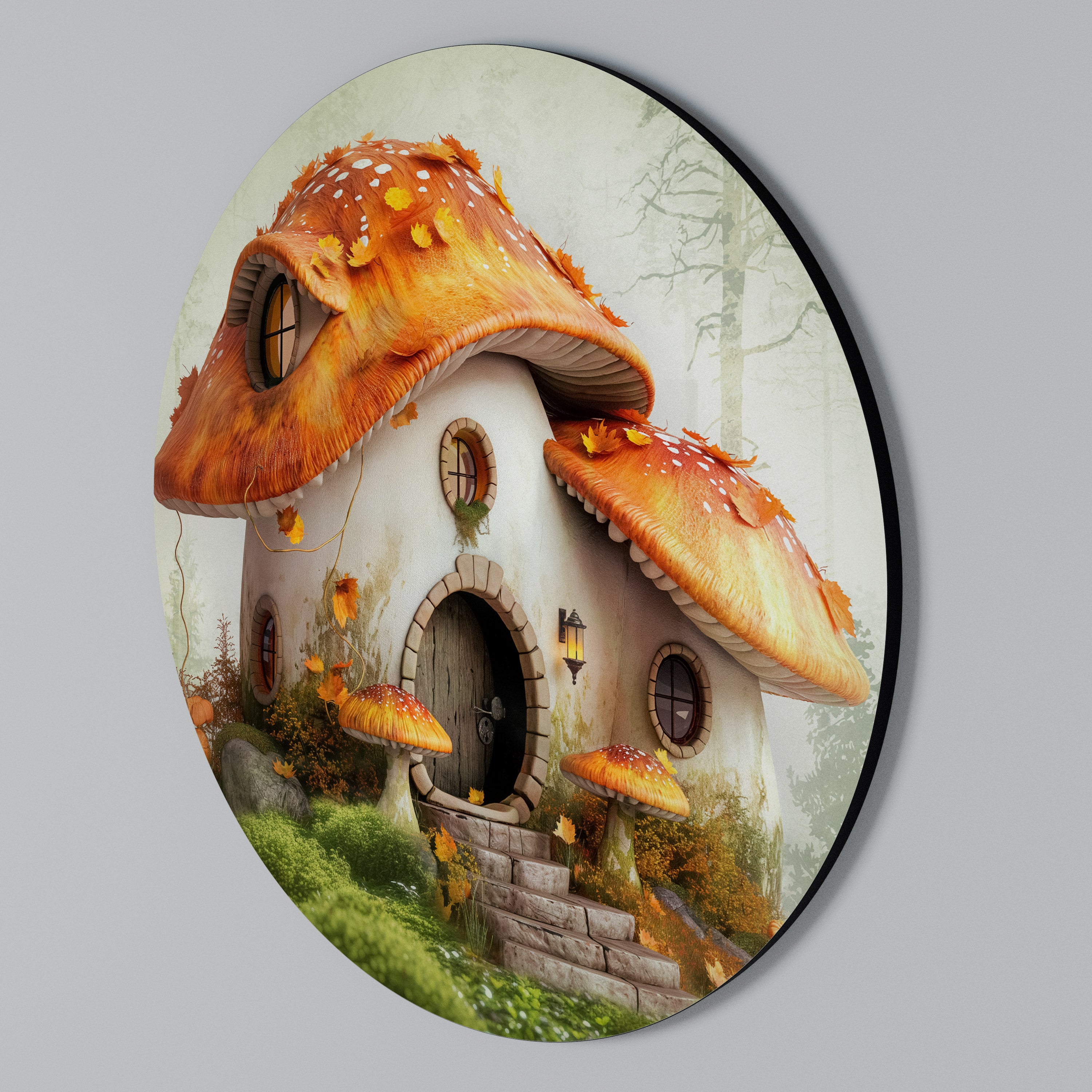 MYSTIC TOADSTOOL Arte de Parede Redonda