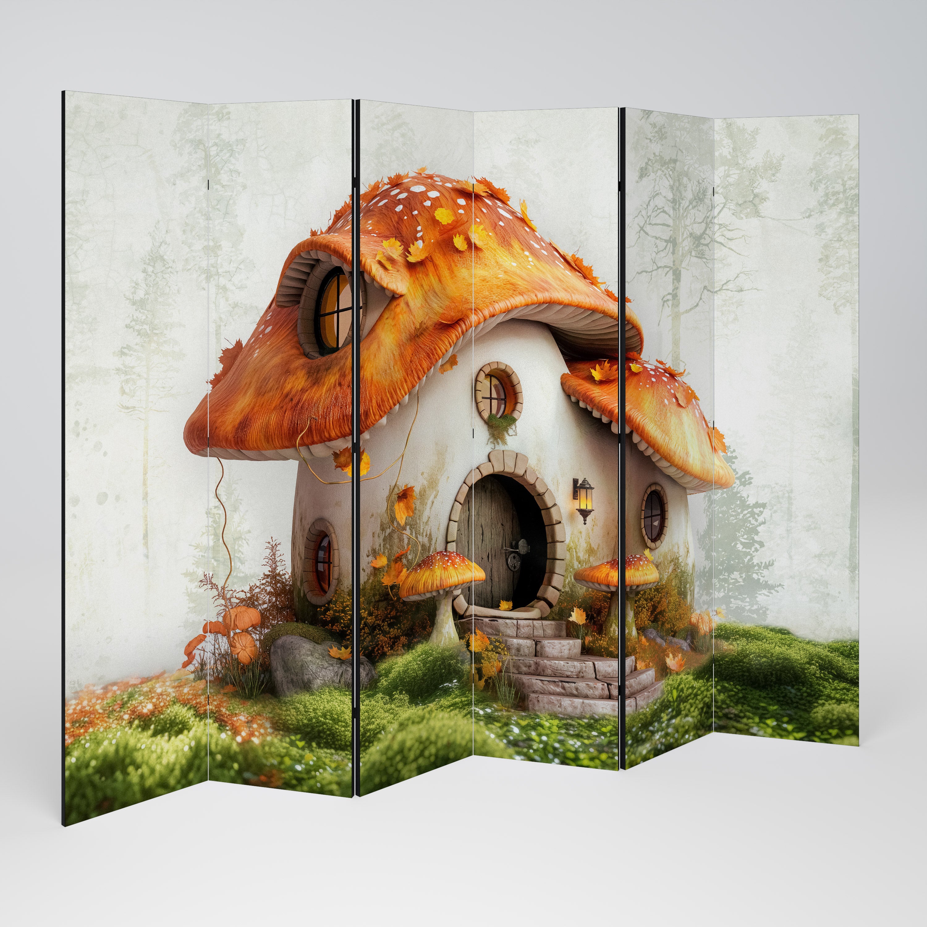 MYSTIC TOADSTOOL 6-Panel Room Divider