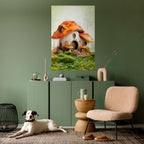 MYSTIC TOADSTOOL Peel and Stick Vertical Poster
