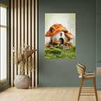 MYSTIC TOADSTOOL Peel and Stick Vertical Poster