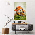MYSTIC TOADSTOOL Peel and Stick Vertical Poster