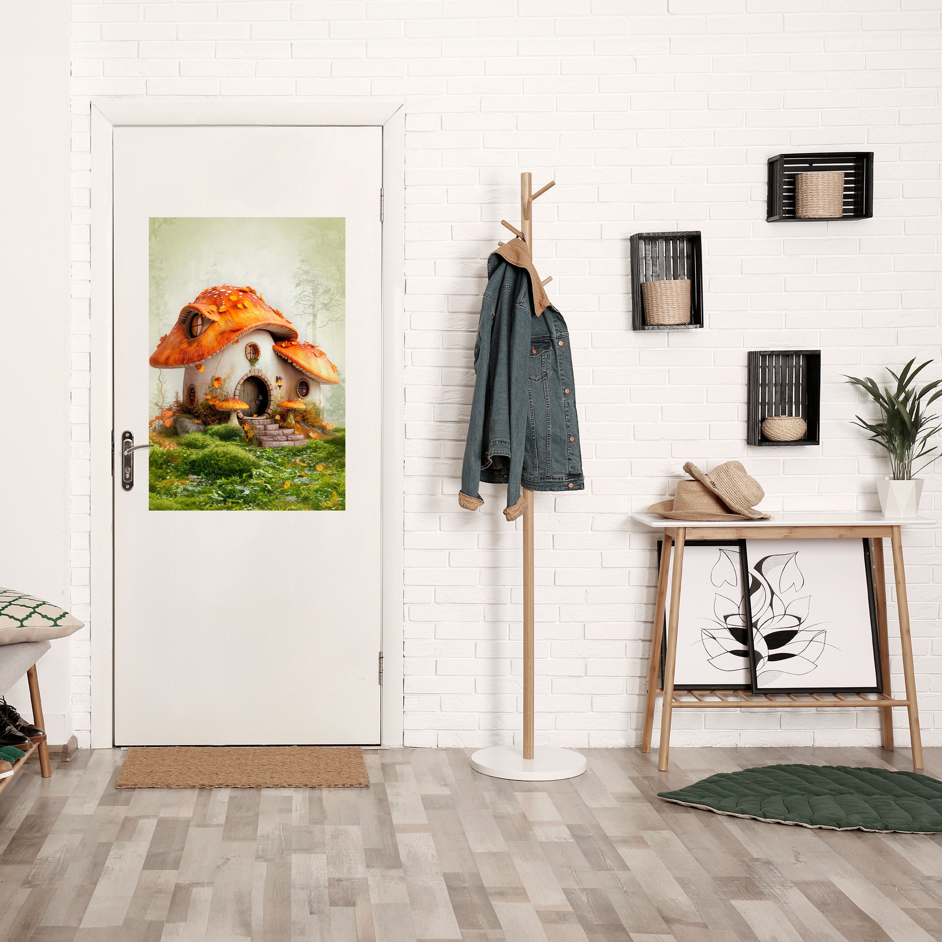 MYSTIC TOADSTOOL Peel and Stick Vertical Poster