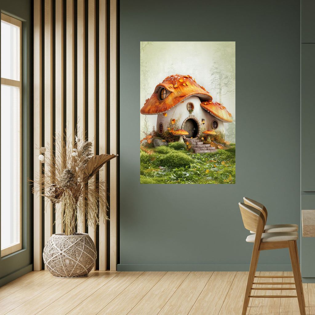 MYSTIC TOADSTOOL Peel and Stick Vertical Poster