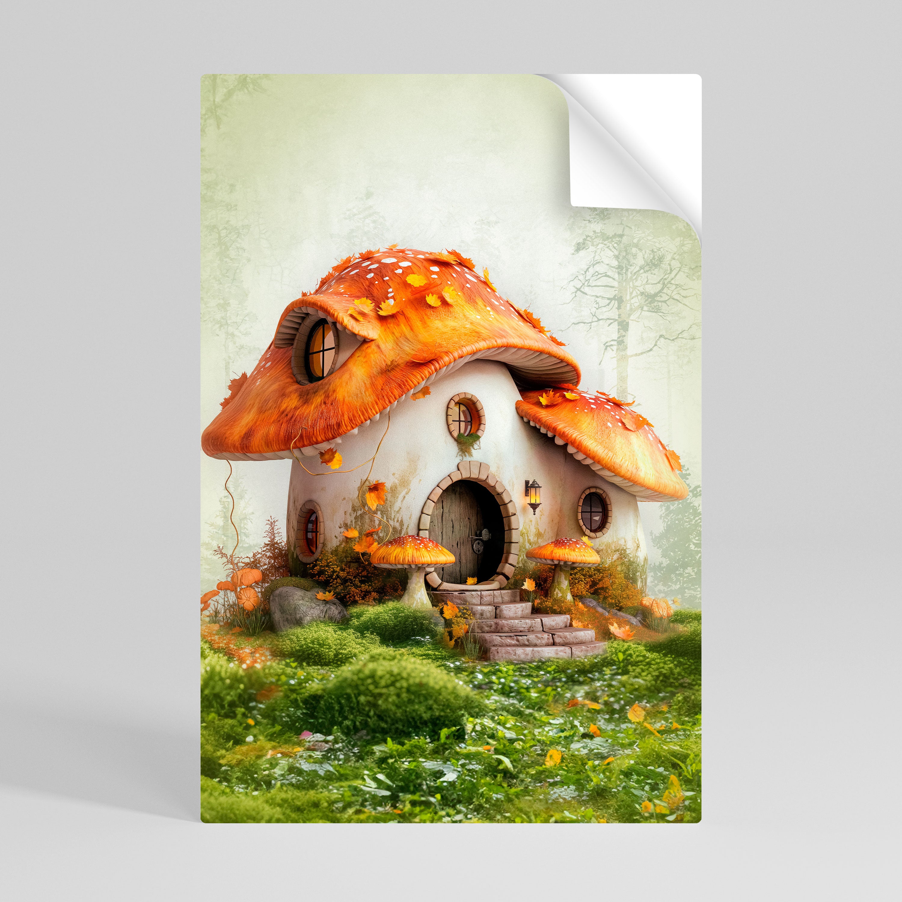 MYSTIC TOADSTOOL Póster Autocolante Vertical