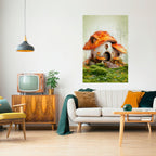 MYSTIC TOADSTOOL Peel and Stick Vertical Poster