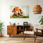 MYSTIC TOADSTOOL Poster Horizontal Autocolante