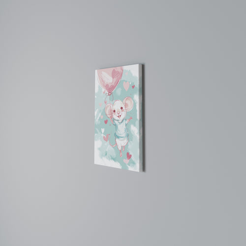 MOUSY FLOW Quadro em tela vertical