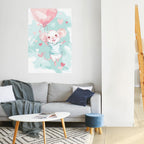 MOUSY FLOW Peel and Stick Vertical Poster