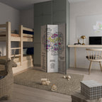 POLAND INFO Biombo de 3 Painéis