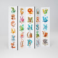 JOYFUL LETTERS Decorative 5-Panel Room Divider