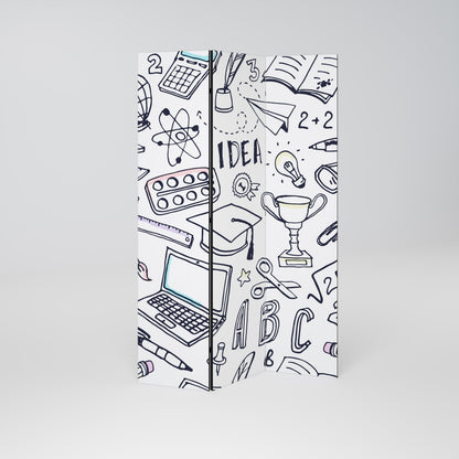 SCHOOL STUFF 3-Panel Room Divider