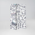 SCHOOL STUFF Decorative 3-Panel Room Divider