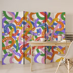 HELLO THERE Biombo Decorativo de 6 Painéis