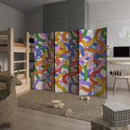 HELLO THERE Biombo Decorativo de 6 Painéis