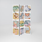 TROPICAL SQUAD 3-Panel Room Divider