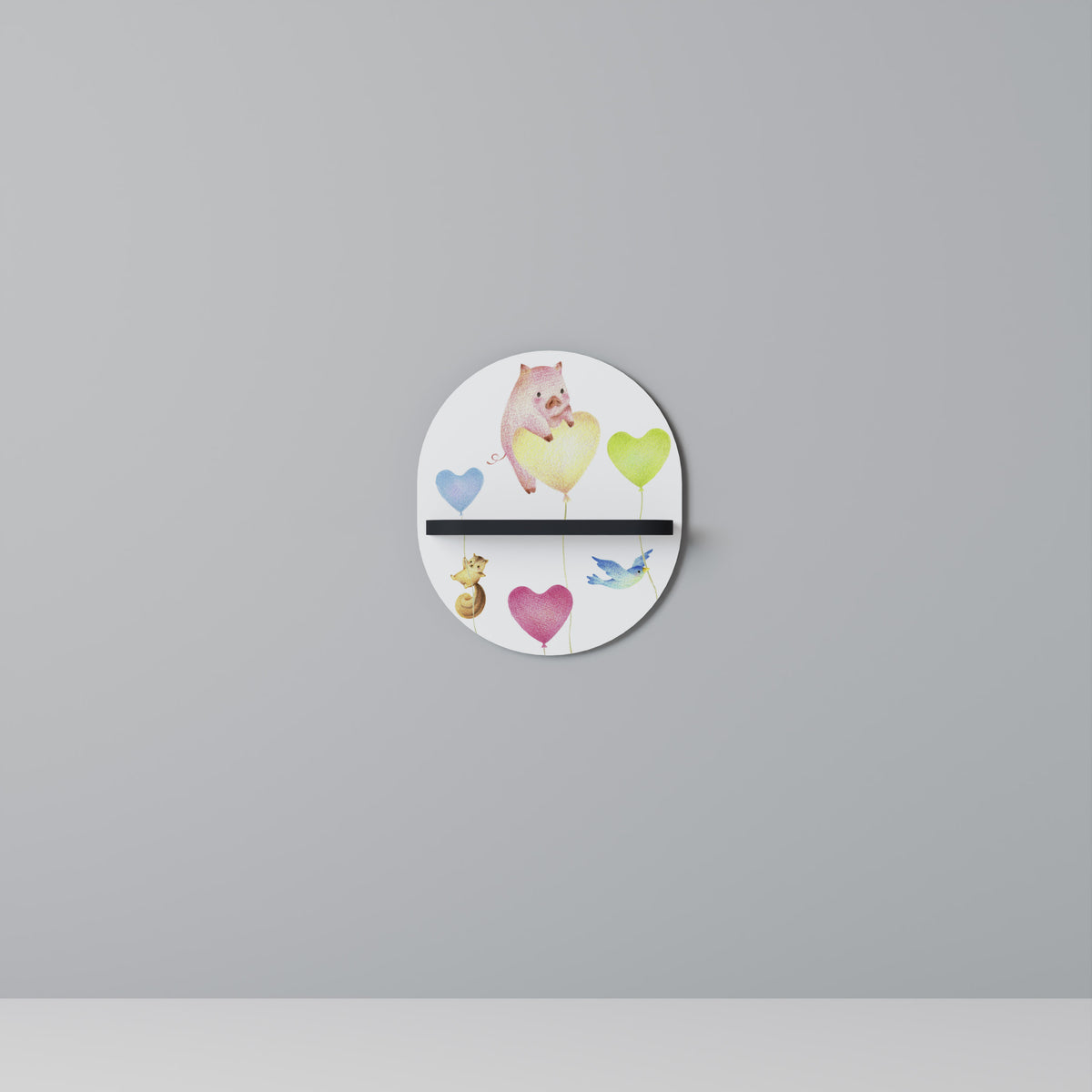 BALLOON FRIENDS Prateleira Artística