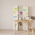 BALLOON FRIENDS Decorative 3-Panel Room Divider