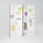 BALLOON FRIENDS Decorative 4-Panel Room Divider