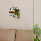 POWER OF IMAGINATION Prateleira Oval Decorativa em Acabamento Preto