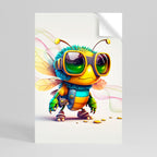 BUZZ BUDDY Peel and Stick Vertical Poster