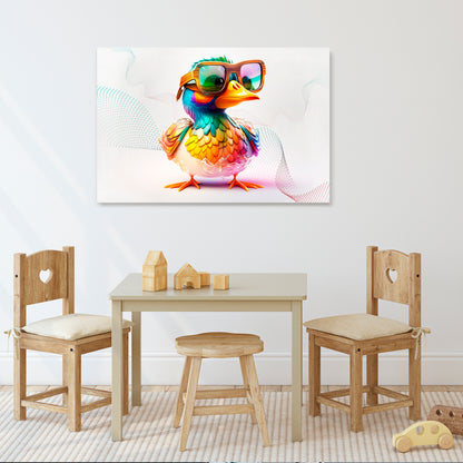 QUACKY FUN Horizontal Canvas Print