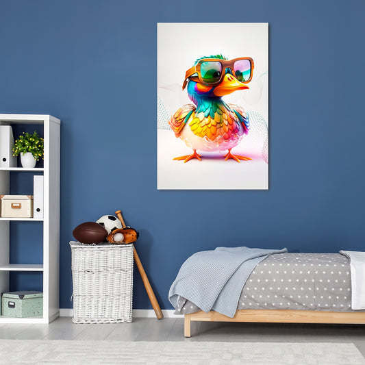 QUACKY FUN Vertical Canvas Print
