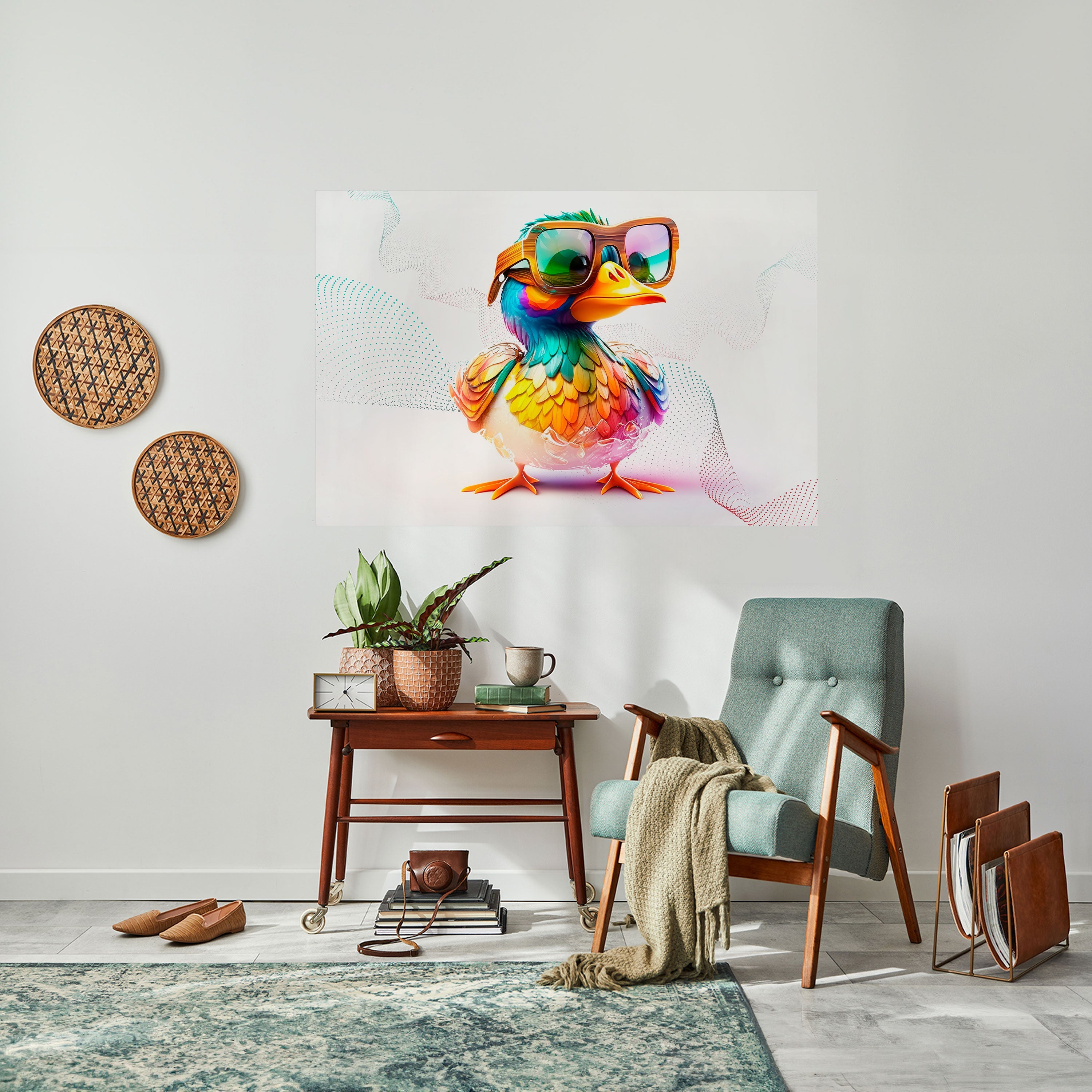 QUACKY FUN Poster Horizontal Autocolante