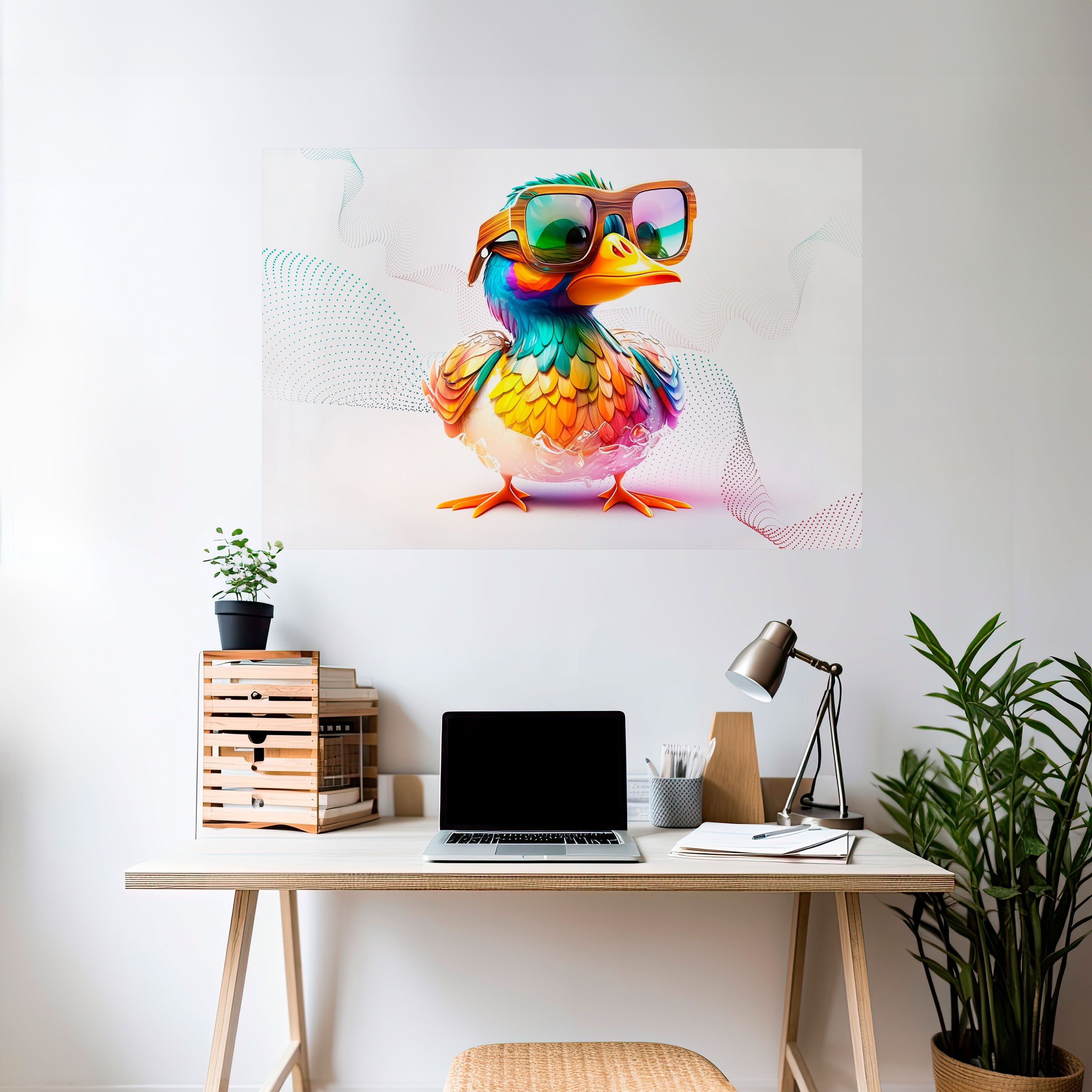 QUACKY FUN Poster Horizontal Autocolante