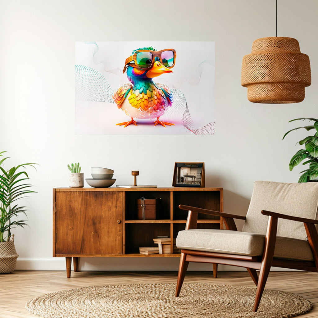 QUACKY FUN Poster Horizontal Autocolante