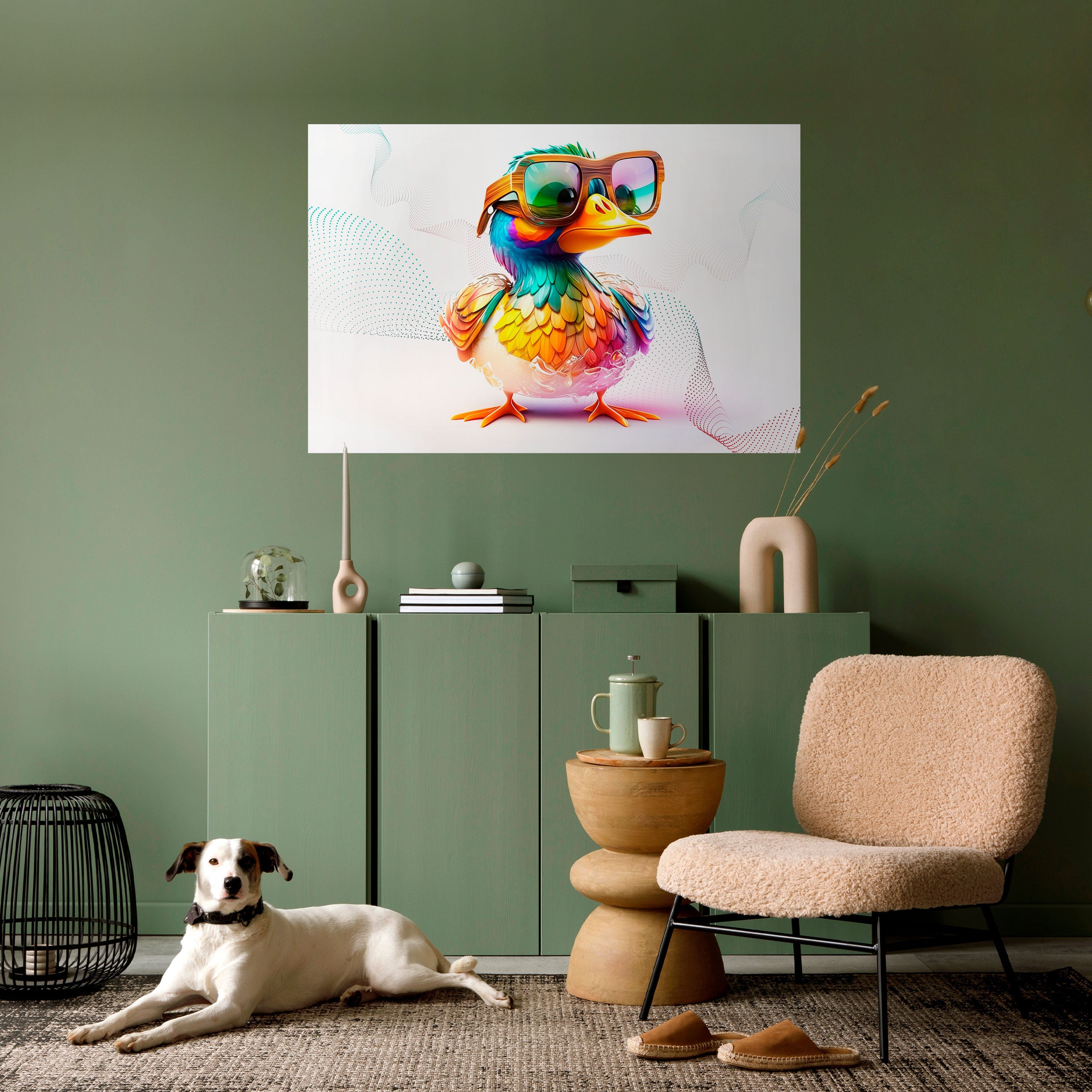QUACKY FUN Poster Horizontal Autocolante
