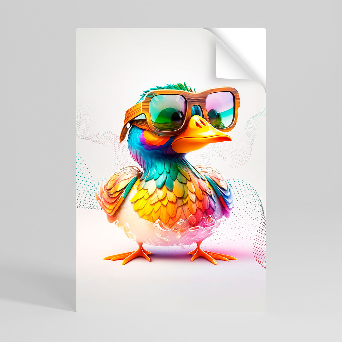 QUACKY FUN Póster Autocolante Vertical
