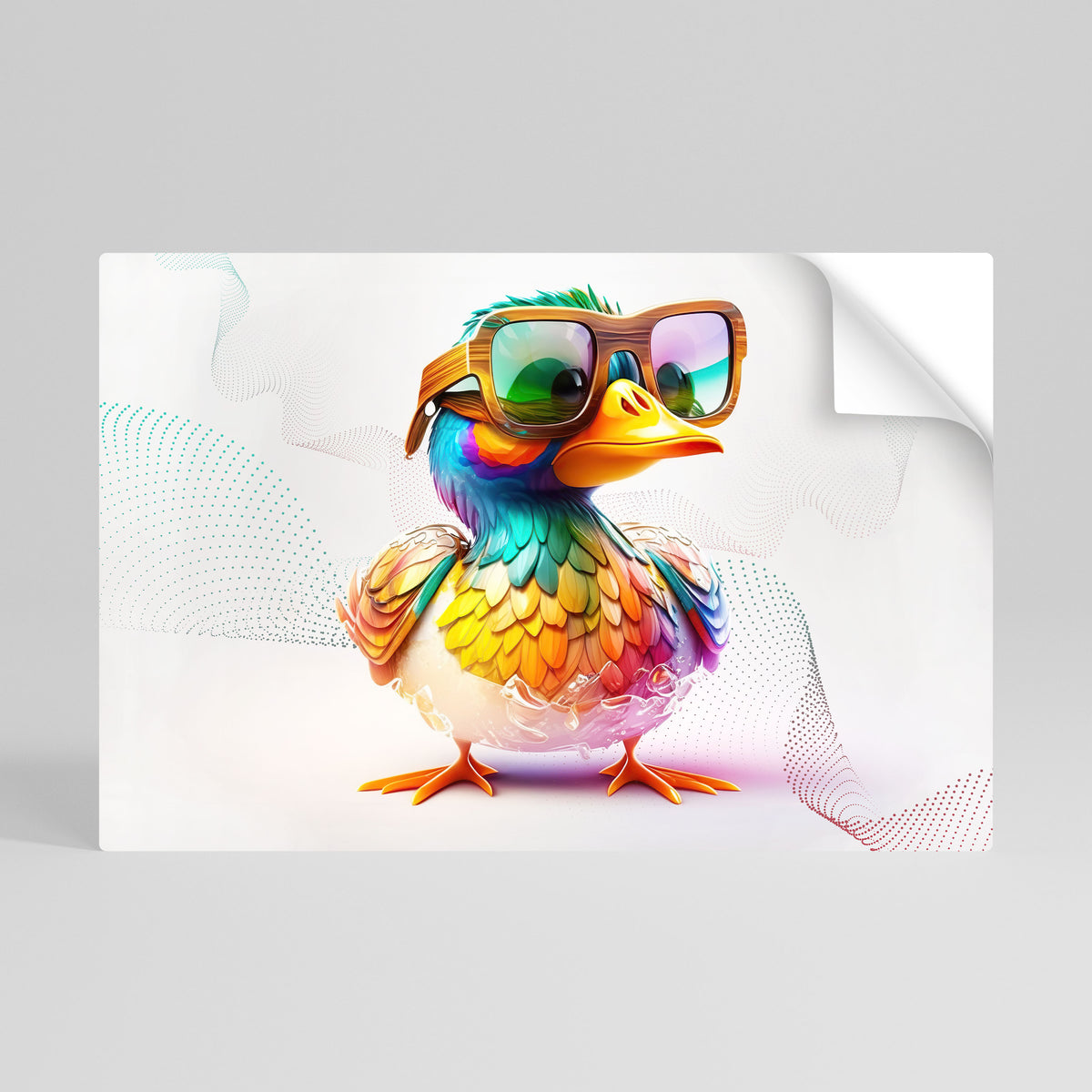 QUACKY FUN Póster Autocolante Horizontal
