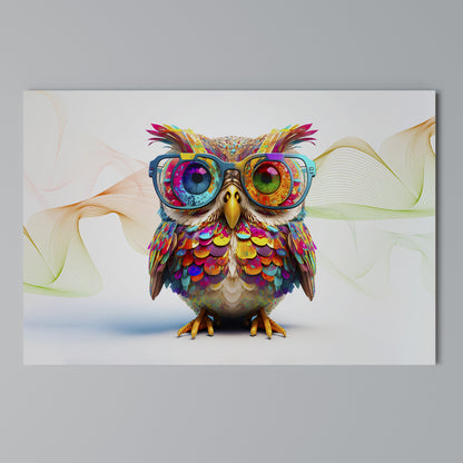 HOOT HOOT Horizontal Canvas Print