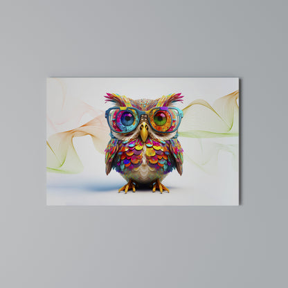 HOOT HOOT Horizontal Canvas Print