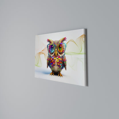 HOOT HOOT Horizontal Canvas Print