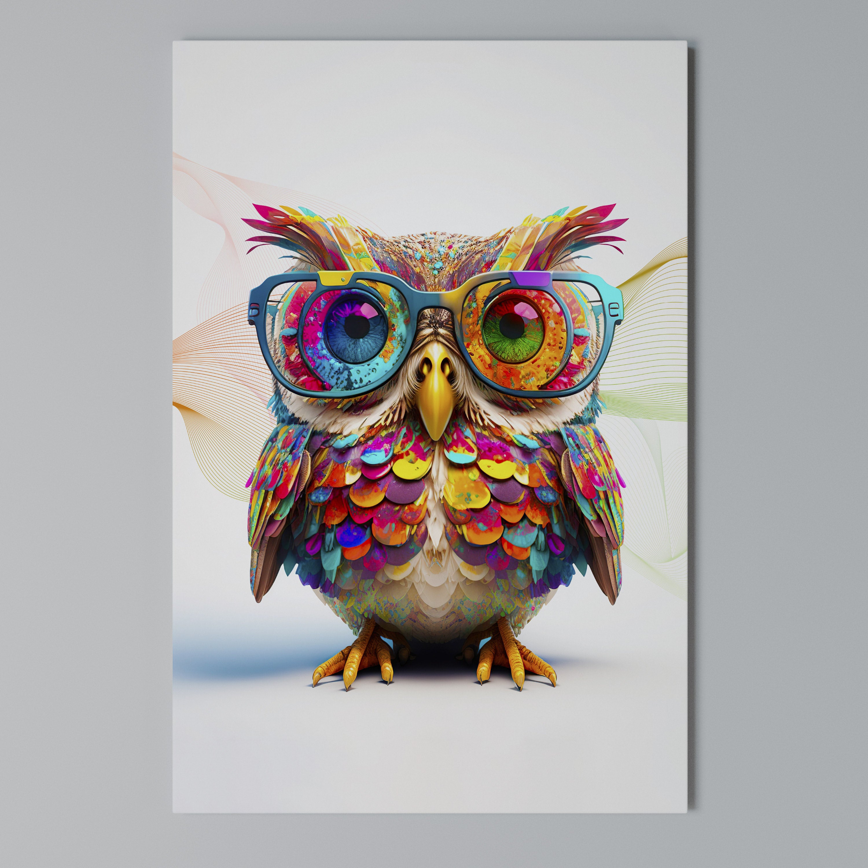 HOOT HOOT Quadro em tela vertical