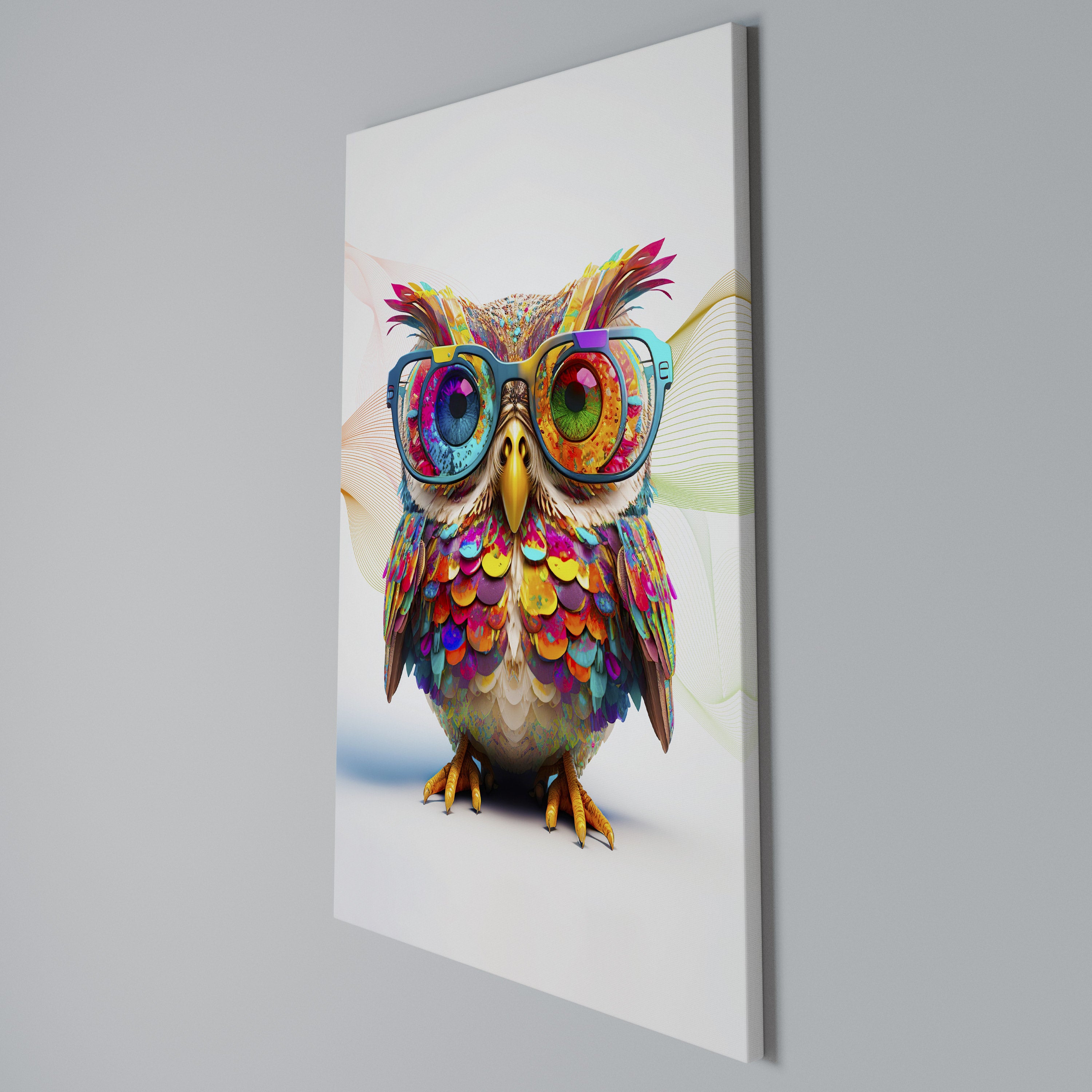 HOOT HOOT Quadro em tela vertical