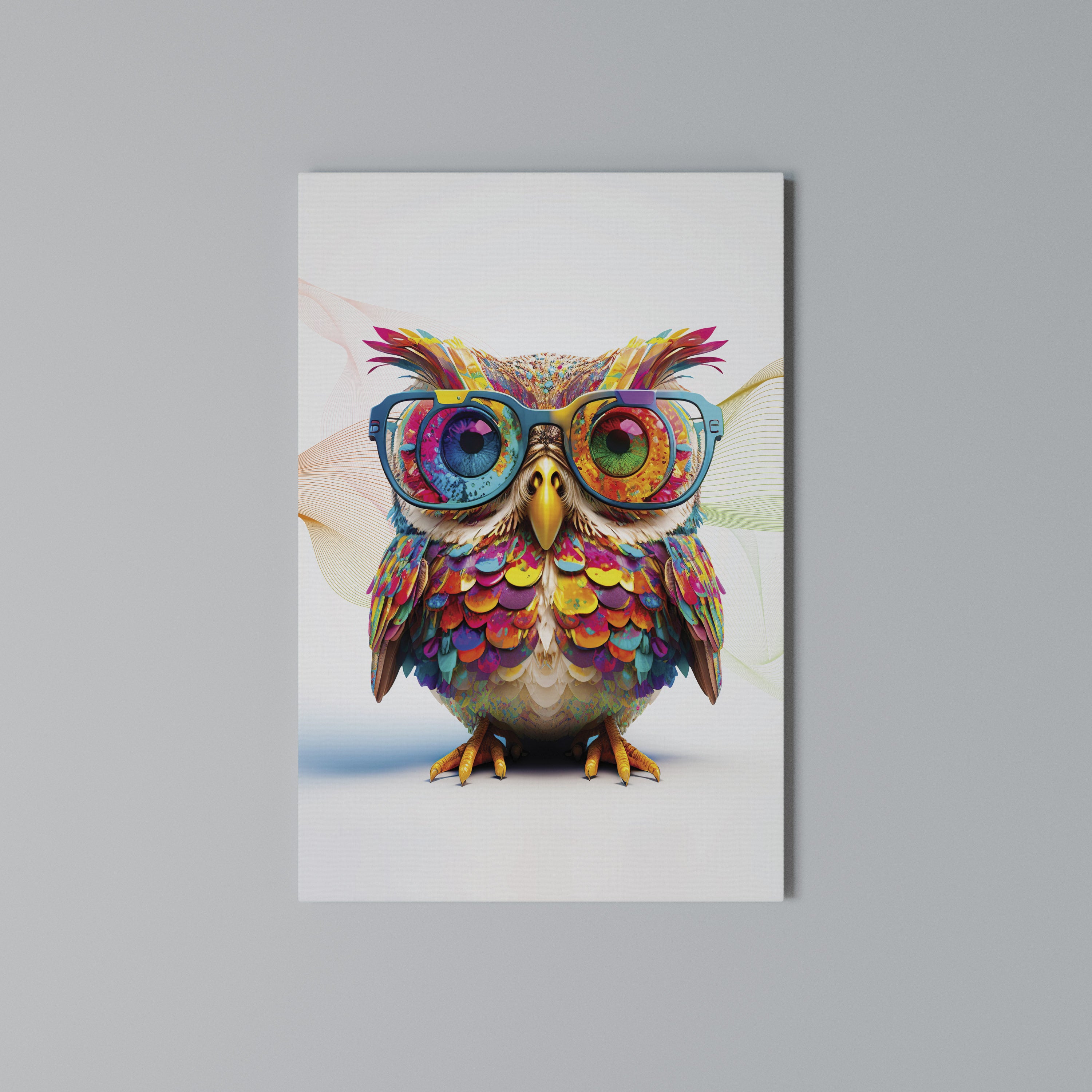 HOOT HOOT Quadro em tela vertical