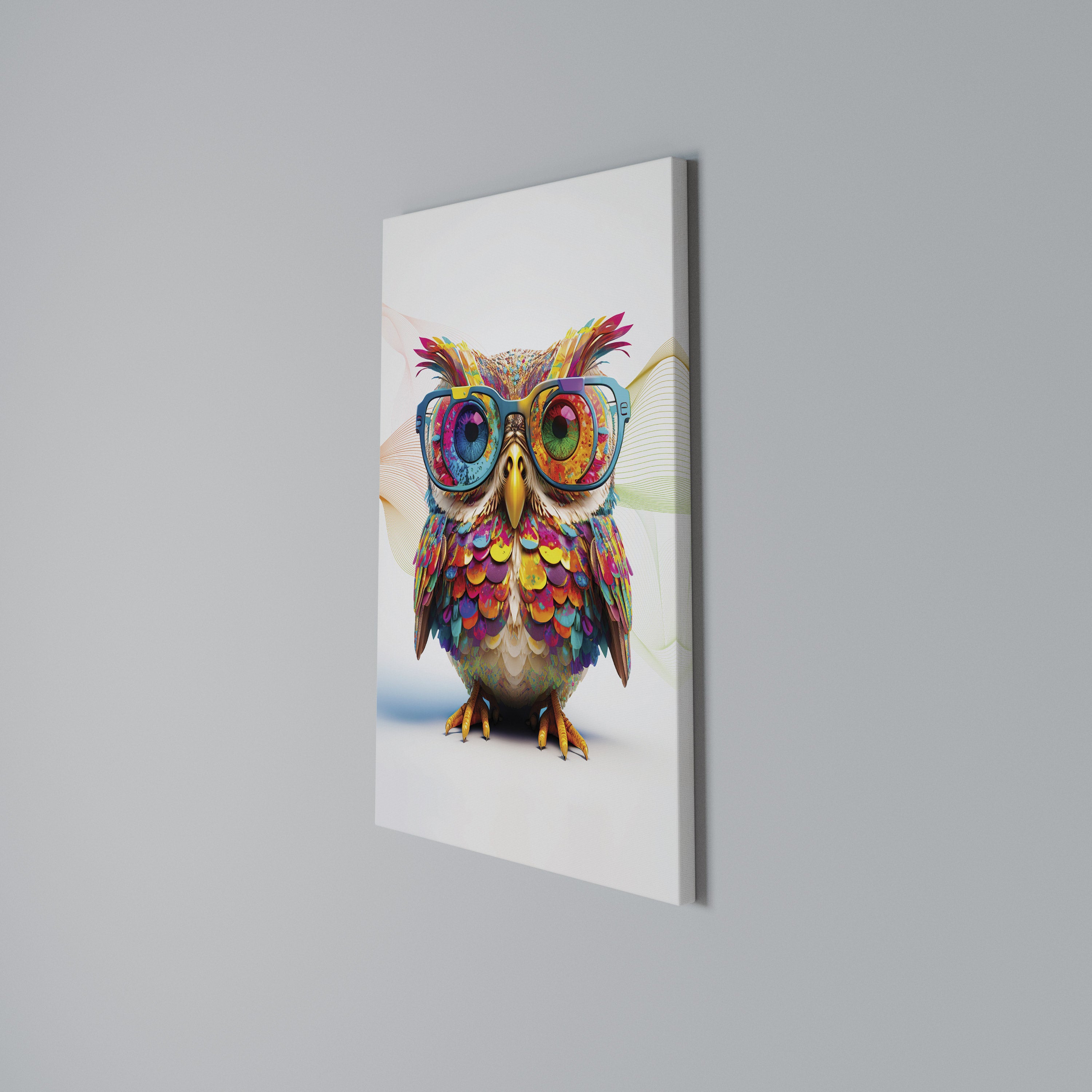 HOOT HOOT Quadro em tela vertical