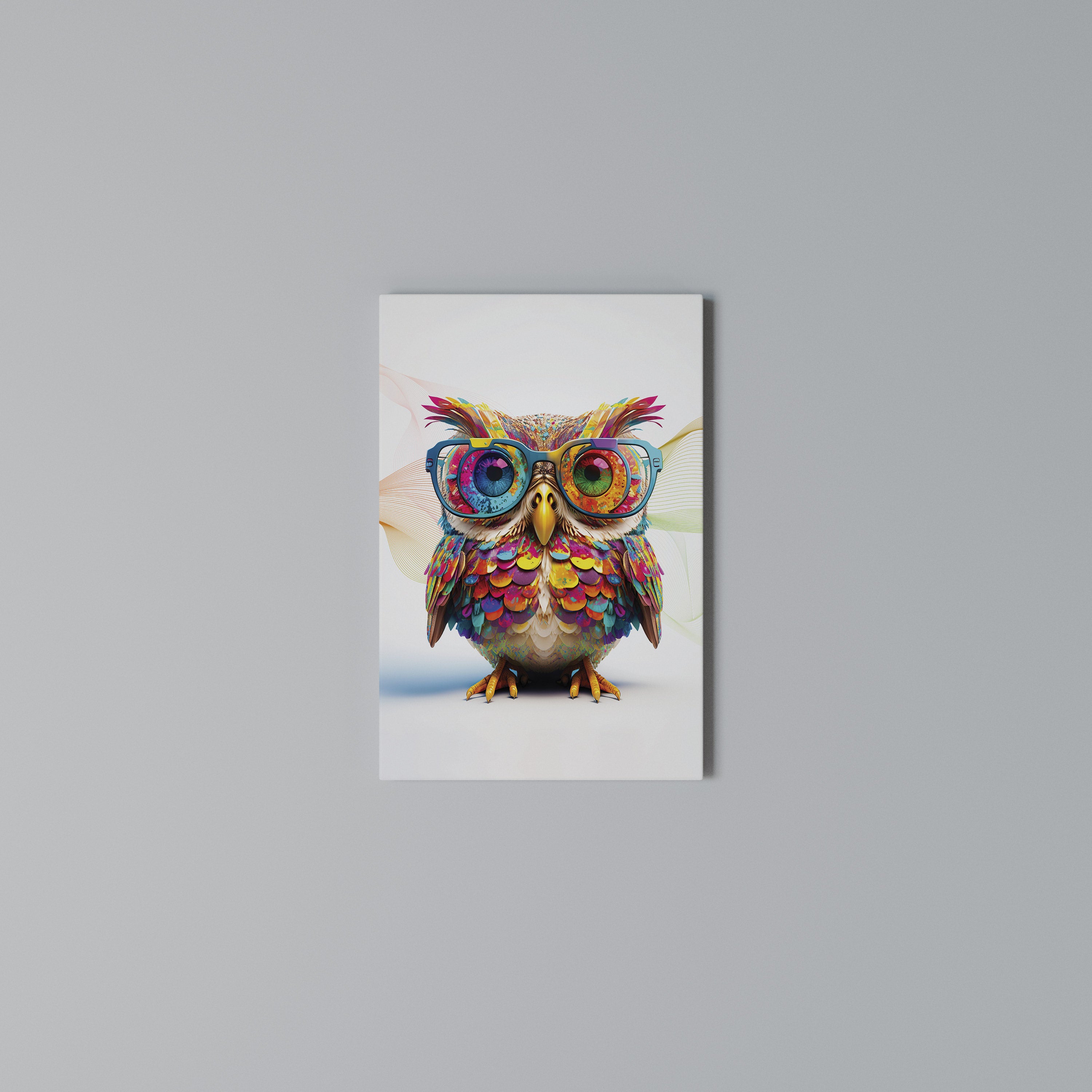 HOOT HOOT Quadro em tela vertical